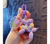 1pc Stylish Acrylic Keychain – Durable & Chic Car Key Accessory for Men and Women, Perfect Gift for Friends