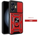 For Realme C55 C53 C65 C67 Slide Camera Lens Protector Armor Case For Realme 13Pro Plus GT 6T Military Grade Bumpers Ring Cover