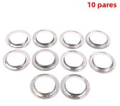 10/30/60pairs Eyelet Curtain Rings Curtain Grommet Top Silvery Metal Ring Header Curtain Accessories  4cm inner diameter