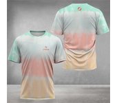 2024 Quick Drying Tennis Badminton Training T-shirt Soft Comfortable Men's O-neck Short Sleeve Top Breathable Fitness Sportswear