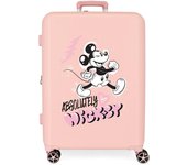 Disney Maleta Mediana ABS Rígida Good Things Rosa