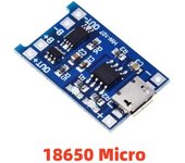 Type-c/Micro/Mini USB 5V 1A 18650 TP4056 Lithium Battery Charger Module Charging Board With Protection Dual Functions 1A Li-ion
