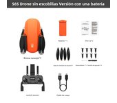 S6S Brushless Drone 4K Dual Camera EIS Anti Shake Photography Aircraft PFV GPS Optical Flow Positioning WIFI Fold Quadcopter