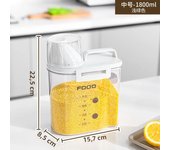 1.8/2.5L Pet Food Storage Barrel Sealed Moisture-proof Cat Food Storage Barrel Dog Food Snack Storage Box Household Storage Box