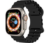 Ocean Band for Apple Watch Ultra Strap 49mm 45mm 44mm 40mm 41mm 38mm Butterfly buckle Silicone bracelet iWatch series 7 6 3 se 8