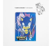 Sonic Prime, álbum de actividades coloreable en maletín.