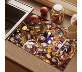 The Owl House Kitchen Tableware Dish Drying Mats Desk Drain Pad Heat Resistant Counter Top Mat Non-slip Draining Placemat