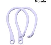 1 Pair Silicone Anti-lost Ear Hook for Apple AirPods 1 2 3 Pro Sports Anti-drop Ear Hook Wireless Earphone Ear Hook White Black