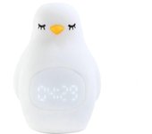 Electronics Led Alarm Clock Super Cute Penguin Silicone Pat Light Multi-Function Usb Rechargeable With Night Light Student Snooze Alarm Clock