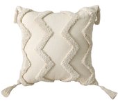 Cotton Tufted Cushion Cover With Tassel Retro Living Room Decorative Pillow Cover For Sofa Home Decor 30x50,45x45cm Pillowcase