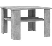 vidaXL Mesa de centro madera contrachapada 60x60x42 cm Blanco, Negro, Roble Sonoma Mesita de Salón o Comedor o Auxiliar Mesa de Café Meuble Salón