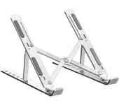 Soporte para portátil, alación de Aluminio, soporte plegable multifuncional, ajuste de Elevación de escritorio, disipación de Calor Soporte para tableta, pletado