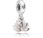 NEW Europeans Pink Original Charms Love Potion Murano Glass Heart Dangle Bead Fit 925 Sterling Silver Bracelet DIY Women Jewelry