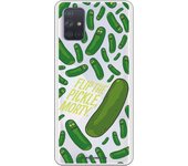 Funda original compatible con Samsung Galaxy A71 - Rick y Morty Flip, Morty
