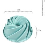 3D Silicone Cake Mold Decorating Tool DIY Pastry Baking Tools for Cake Pan Kitchen Fluted Tube Pan Bakeware Airfryer Accessories