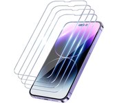 4Pcs Tempered Glass For iPhone 14 13 12 11 Pro Max XR X XS Screen Protector For iPhone 12 13 Mini 6 7 8 14 Plus Se 2022 Glass