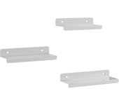 Plisado muebles estantes Estantes de comparación 3 UDS