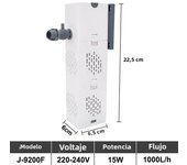 Aquarium Filter Pump Fish Tank Submersible Silent Air Oxygen Aerator Internal Water Pump Aquarium Air Pump Wave Maker 220v
