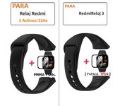 Replacement Watch Strap For Xiaomi Redmi Watch 3 Watchbands Strap For Redmi Watch 3 Active with Screen Protector Correa Bracelet