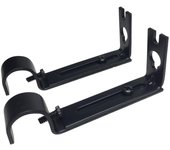 2 Curtain Rod Bracket  Mounted for Diameter 19.05mm Poles