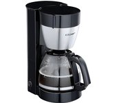 Cloer 5019 - Cafetera eléctrica con Carcasa de plástico negro con acero inoxidable
