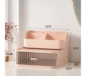 Cosmetics Transparent Storage Box Desktop Drawer Storage Box Office Desk Organizing Shelves