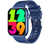 Nuevo reloj inteligente cuadrado de metal con control de la presión arterial, oxígeno en sangre, salud, Bluetooth, llamadas, juegos y música.