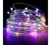 1M 2M 3M 5M Copper Wire LED String lights Holiday lighting Fairy Garland For Christmas Tree Wedding Party Decoration