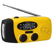 Radio multicultural de manivela, radio multibanda de emergencia y reproductor de CD