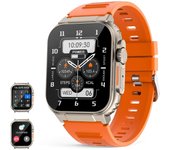 Reloj inteligente militar para Android e IOS, resistente al agua IP67, rastreador de actividad con trayectoria GPS, Amoled, BT, llamadas