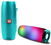 LED TG157 Portable Bluetooth Speaker Wireless Subwoofer Dual Bass Column Boombox BT AUX TF Music Play For Outdoor Camping