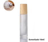 1/2/3/5/10ML Cosmetic Container Roll On Glass Bottles For Essential Oil Empty Perfume Bottle Refillable Container With Wood Lid