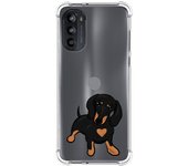 Funda Silicona Antigolpes para Motorola Moto G52 4G diseño Perros 04 Dibujos