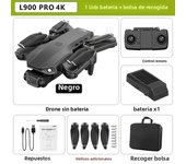 L900 Pro SE GPS Drone Profesional 4K HD 5G WIFI FPV Camera Quadcopter With Brushless Motor RC Mini Dron for Children Toys