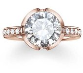 Anillo Mujer Thomas Sabo TR2037-416-14 Plata Oro Rosa