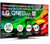LG QNED Evo 65QNED87A6B / Televisor Smart TV 65" Ultra HD 4K QNED MiniLED HDR 144 Hz VRR