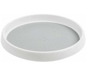 Almacenamiento de plato giratorio para especias, bandeja giratoria de plástico para estante de especias, plato giratorio para especias para armario de cocina, 2