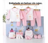 Lawadka 18piece/lot Newborn Baby Clothes For Girls Boys Sets 100% Cotton Infant Spring Autumn Soft Boy Clothing New born Hat Bib