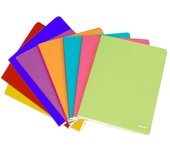 Ancor classic stripes libreta tamaño a4 cuadriculado 5x5mm - 48 hojas 90gr - tapa polipropileno - colores surtidos (8 uds)