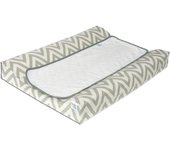 Colchon cambiador 48 x 70 cms. Chevron gris