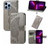Flip Phone Leather Case For iPhone 15 14 13 12 11 Pro Max 8 7 6 Plus SE 2020 Wallet Case Card Slot Embossed Protective Cover
