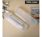 1 Pack of Clear Plastic Toothbrush Cases for Electric Toothbrushes - Perfect for Travel and Storage