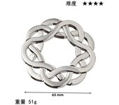 Classic IQ Metal Brain teaser Magic Puzzles Game Toys For Children Adults Funny Gifts Educational Toys Metal Puzzle
