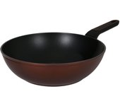 Quttin - Sartén Wok 28cm Aluminio Forjado Full Inducción Colección Sahara - Apta para Todas las Cocinas