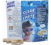 SILVERED POOL Clear Pools Pods CPP24: Cápuslas coagulantes, floculantes, antigrasas y clarificadoras para tener la Piscina transparente. Bolsa Doypack 10 uds. Gran rendimiento