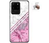 Tumundosmartphone Funda Gel Tpu para Samsung Galaxy S20 Ultra diseño Mármol 03 Dibujos