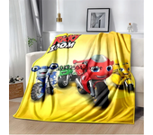 RR-Ricky Z-Zoom Cartoon Poster Blanket,Lightweight Warm Insulation Sofa Bed Office Car Knee Pads Blankets,Decke