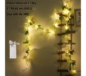 230cm Cherry Blossom LED Light Garland Artificial Flowers Vines For Wedding Party Home Decor Hanging Wall Garden Arches Ornament