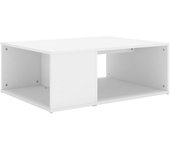 vidaXL Mesa de centro madera contrachapada 90x67x33 cm Blanco, Negro, Roble Sonoma Mesita de Salón o Comedor o Auxiliar Mesa de Café Meuble Salón