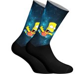 Jenes-Calcetines de caña larga estampados elásticos para Hombre-Mujer